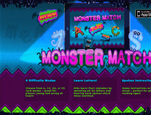 Tablet Screenshot of monstermatchgame.com